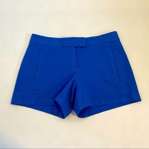 Theory Mid-Rise Blue Shorts